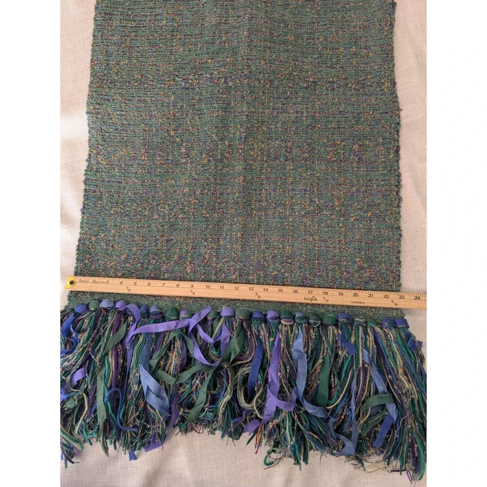 Gretel Underwood Handwoven Serape Stripe Throw Size 23